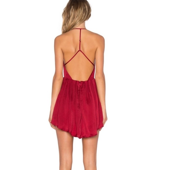 NBD | Revolve Party Girl mini babydoll dress Berry Red Women’s size S open back - Picture 12 of 12